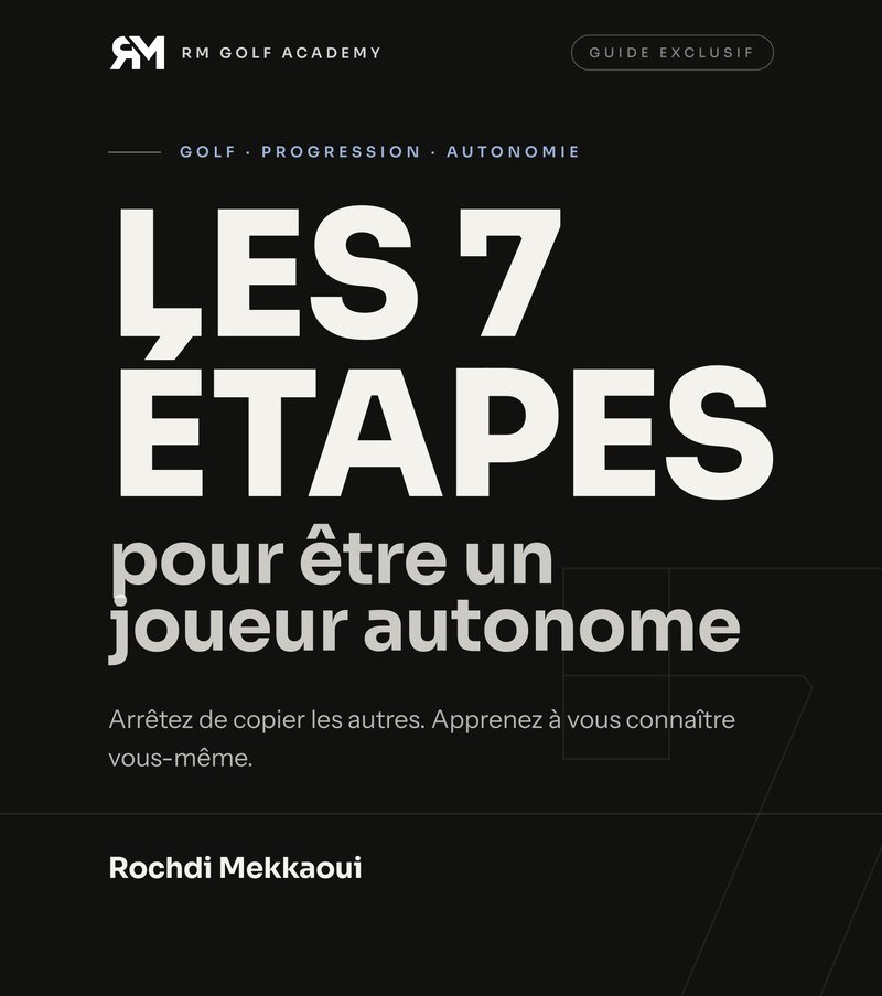 Cover of the ebook The 7 steps to becoming a self-reliant golfer