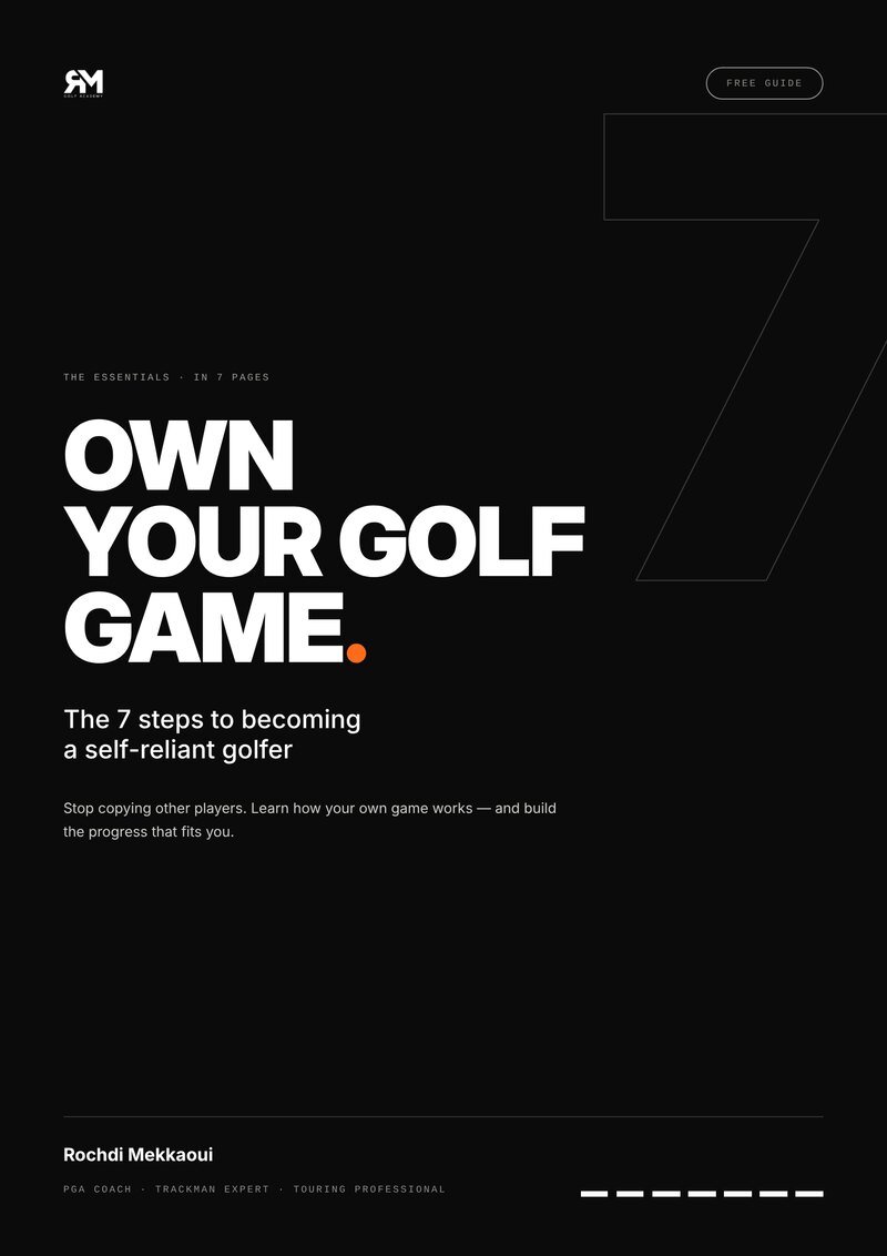 Cover of the ebook The 7 steps to becoming a self-reliant golfer